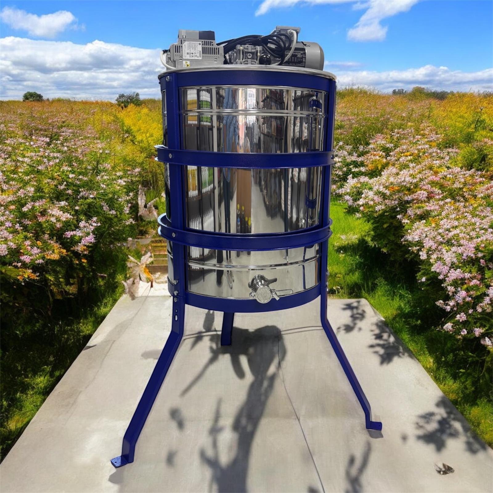 4 Çerçeveli Otomatik Bal Süzme Makinesi